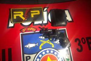 Após denúncia de populares, homem é preso por porte ilegal de arma de fogo em Arapiraca | Cortesia PM