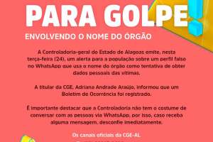 Controladoria emite alerta para golpe usando o nome do órgão | Reprodução