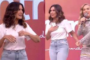 Angélica aparece do nada no 'Encontro' e choca Fátima Bernardes:
