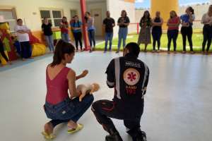 Socorristas do Samu Alagoas capacitam profissionais da rede infantil de ensino | Thyeres Medeiros / Ascom Sesau