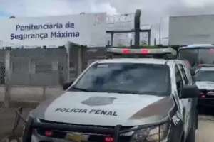 Bombeiros são acionados para combater incêndio no Complexo Prisional | Reprodução